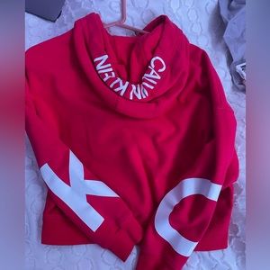 Calvin Klein cropped hoddie